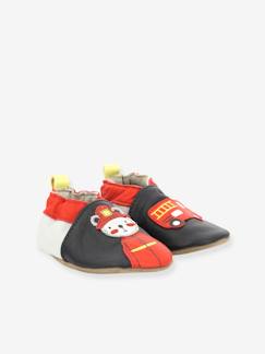 Kinderschuhe-Babyschuhe-Baby Krabbelschuhe FIREMAN 686641-10 ROBEEZ, Hausschuhe