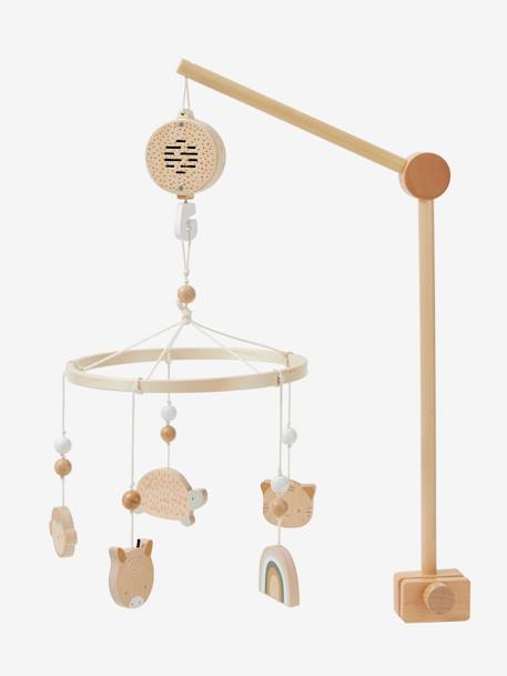 Baby Musikmobile PANDAFREUNDE, Holz FSC® - natur - 2