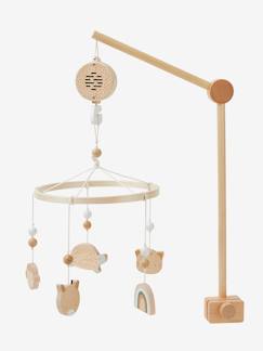 Kinderzimmer-Kindermöbel-Babybetten & Kinderbetten-Bettzubehör-Baby Musikmobile PANDAFREUNDE, Holz FSC®