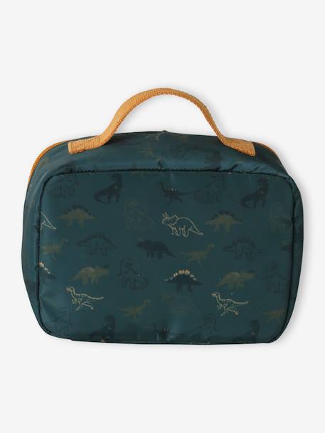 Jungen Lunchbag mit Dinos - tannengrün - 5