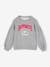 Mädchen Sport-Sweatshirt grau meliert 2