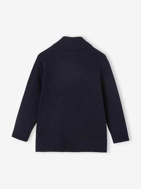 Jungen Pullover BASIC Oeko-Tex - marine - 2