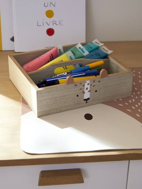 Kinder Stiftebox aus Holz natur 4