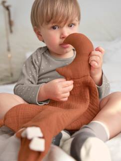 Spielzeug-Baby-Kuscheltiere & Stofftiere-Baby Schmusetuch aus Bio-Baumwolle LÄSSIG