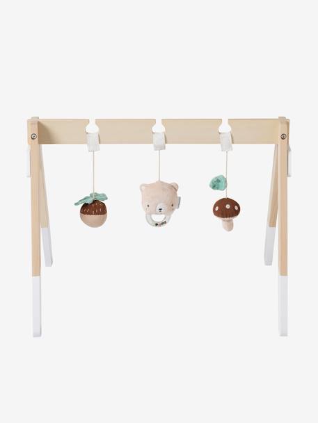 Baby Spielbogen aus Holz FSC® braun/grüner wald/bär+grün/tansania 4