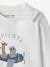 Jungen Baby Shirt grau meliert+grau meliert+petrol+vanille+wollweiß 14