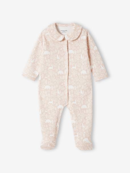 2er-Pack Baby Strampler, Bio-Baumwolle jeansblau+pudrig rosa 10