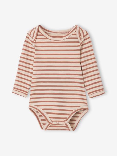 5er-Pack Baby Schlupfbodys Oeko-Tex cappuccino 6