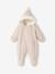 Baby Winter-Overall aus Flanell mit Recycling-Polyester - beige golden - 1