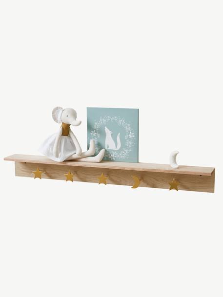 Kinderzimmer Wandgarderobe MOND & STERNE natur 2