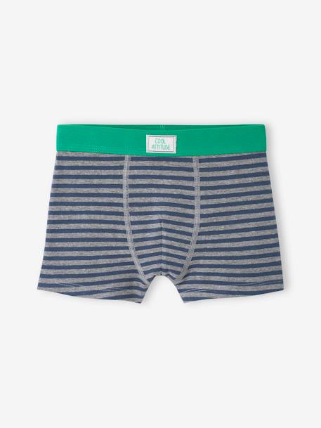 5er-Pack Jungen Boxershorts aus Stretch, Skater grün 6