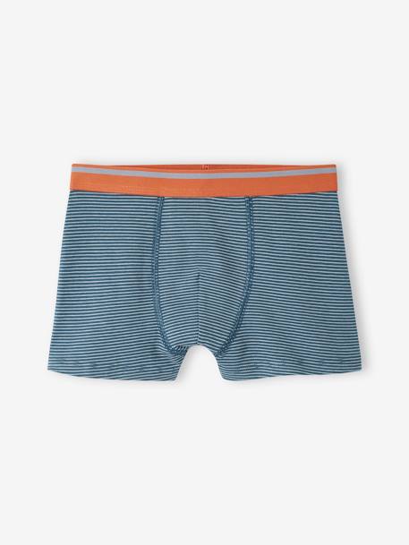 5er-Pack Jungen Stretch-Boxershorts, Yeti graublau 5