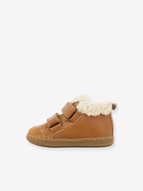 Warme Baby Sneakers Bouba Scratch Wool F SHOO POM camel 3