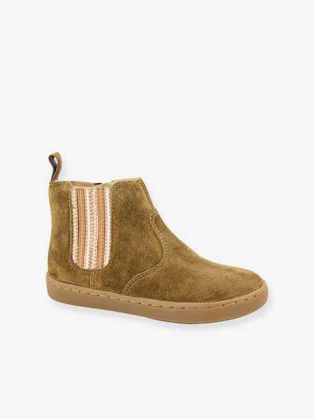 Baby Boots Play New ShineVelours SHOO POM - camel+marine - 1