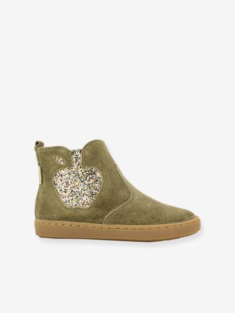 Baby Boots Play New Apple Velours SHOO POM camel+khaki 5