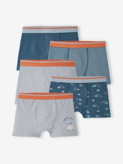 5er-Pack Jungen Stretch-Boxershorts, Yeti  [numero-image]