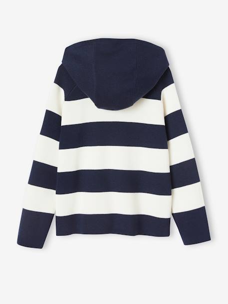 Jungen Kapuzenpullover Oeko-Tex - blau+marine - 6