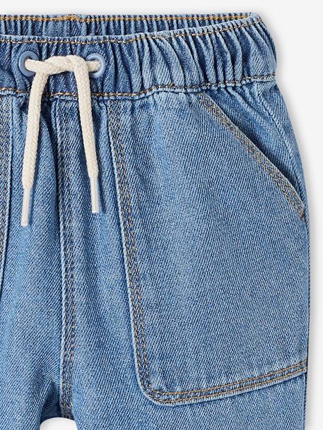 Baby Jeans mit Schlupfbund - blue stone - 3