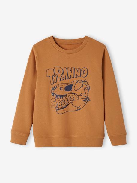 Jungen Sweatshirt BASIC - nachtblau+pekannüsse - 8