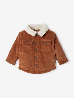 Babymode-Warme Baby Cordjacke mit Recycling-Polyester