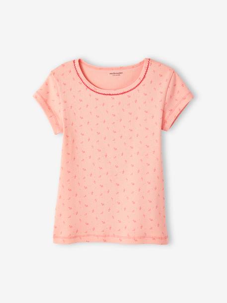 3er-Pack Mädchen T-Shirts, Ripp Oeko-Tex rosa nude 4