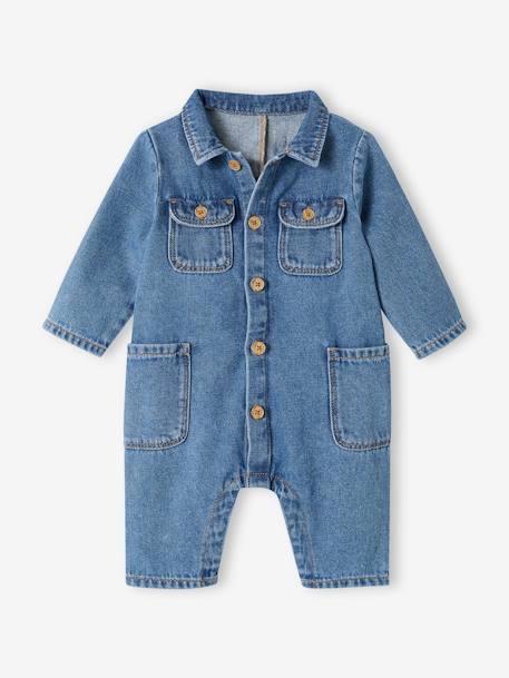 Baby Jeans-Overall blue stone 3