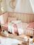 Mitwachsendes Babybett POESIE, Schublade mit Rattan rosa/natur 6