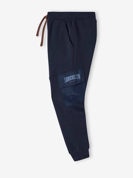 Jungen Joggpants grün+nachtblau 7