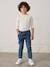 Jungen Sweathose, Jeans-Optik Oeko-Tex blue stone+grauer denim 8