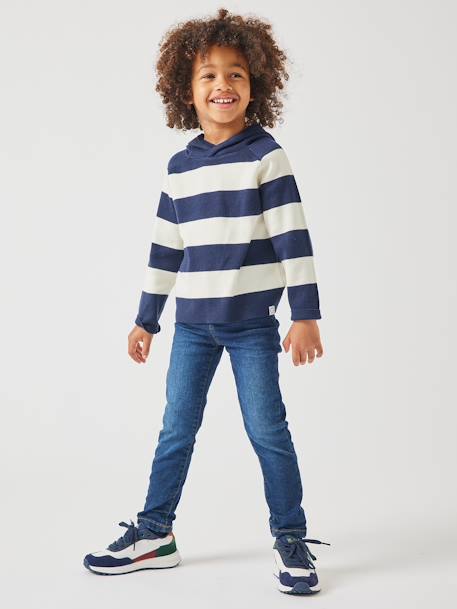 Jungen Slim-Fit-Jeans WATERLESS, Hüftweite REGULAR Oeko Tex - blue stone+dark blue+double stone+dunkelgrau - 6