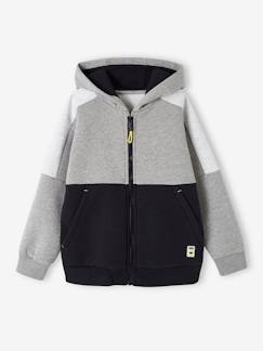 Jungenkleidung-Jungen Kapuzensweatjacke Oeko-Tex