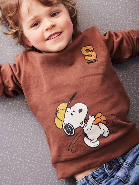 Jungen Sweatshirt PEANUTS SNOOPY mokka 1