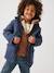 Jungen 3-in-1-Jacke mit Recycling-Polyester - braun+dunkelblau/braun+elektrisch blau+khaki - 20