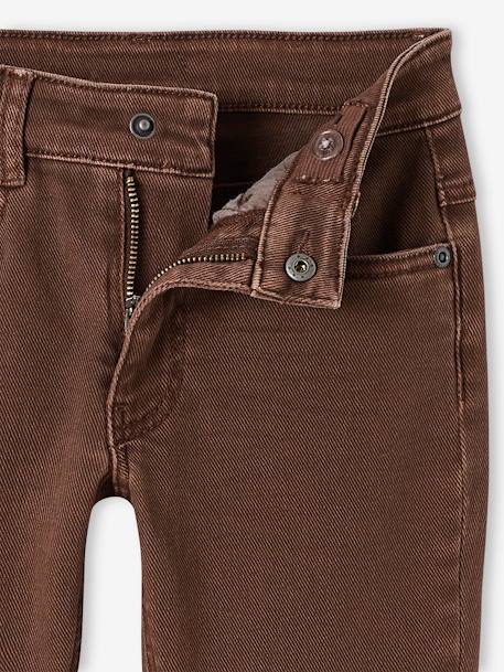 Jungen Slim-Fit-Hose, Hüftweite SLIM beige+blau+grün+nachtblau+schokolade+terrakotta farbe 20