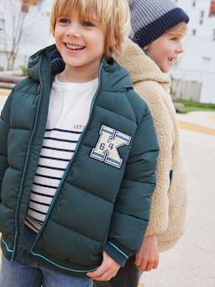 Jungenkleidung-Jungen Steppjacke mit Fleecefutter, Recycling-Polyester