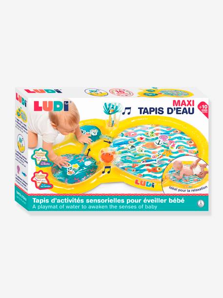 Wassergefüllte Baby Spielmatte LUDI gelb 5