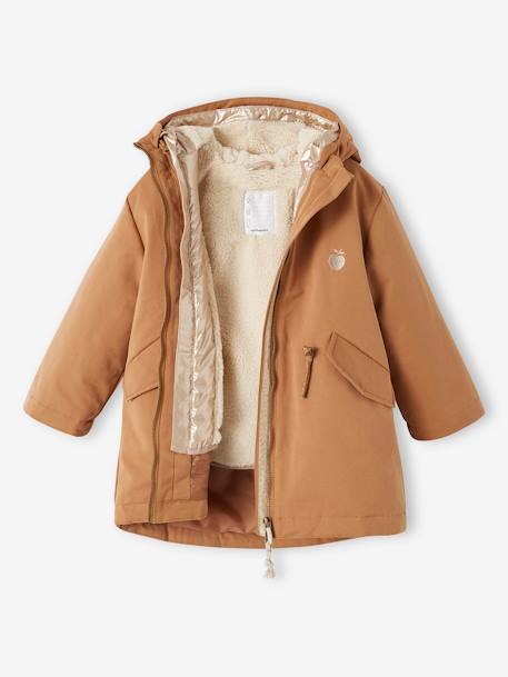 Mädchen 3-in-1-Jacke - camel - 5