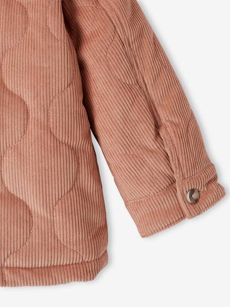 Mädchen Cordjacke mit Fleecefutter - blush - 5