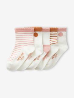 5er-Pack Baby Mädchen Socken BASIC Oeko-Tex  [numero-image]