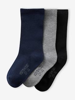 Jungenkleidung-3er-Pack Jungen Schlauchsocken Oeko-Tex