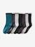 7er-Pack Jungen Socken, zweifarbig BASIC Oeko-Tex - grau+grün+schokolade - 1