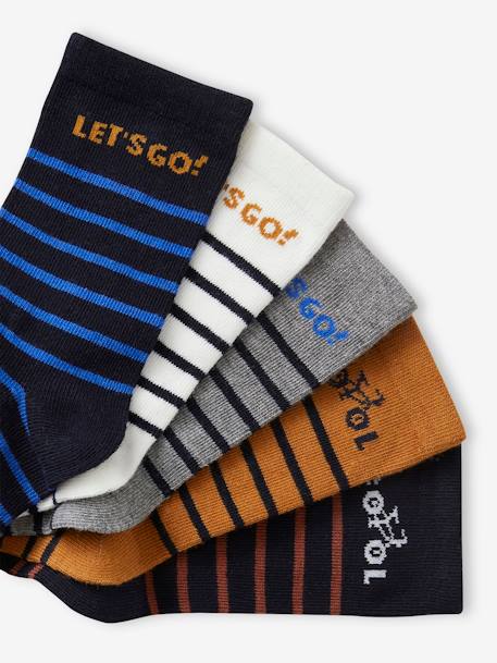 5er-Pack Jungen Socken BASICS Oeko-Tex - nachtblau - 2