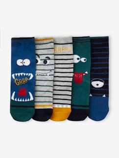 5er-Pack Jungen Socken mit Monster Oeko-Tex  [numero-image]