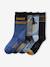 4er-Pack Jungen Socken, Weltall Oeko-Tex blau 1