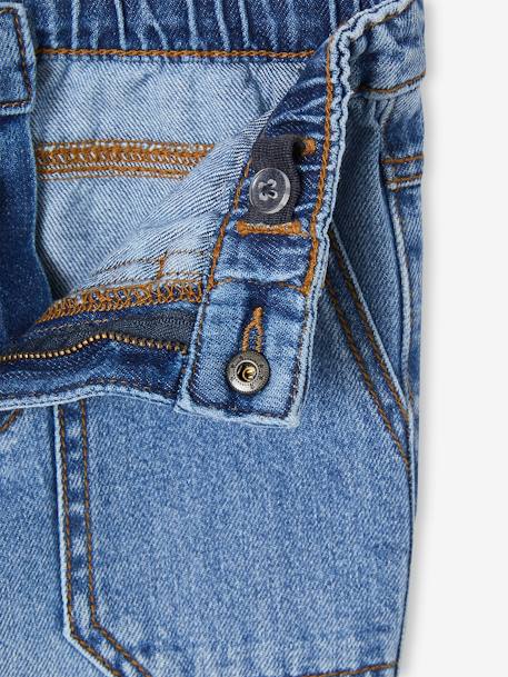 Jungen Worker-Jeans Oeko-Tex, Bundweite verstellbar blue stone+schwarz denim 4