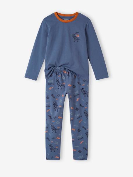 2er-Pack Jungen Schlafanzüge, Dinos indigo-blau 3