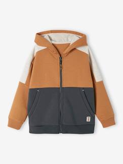 Jungenkleidung-Sportbekleidung-Jungen Kapuzensweatjacke Oeko-Tex