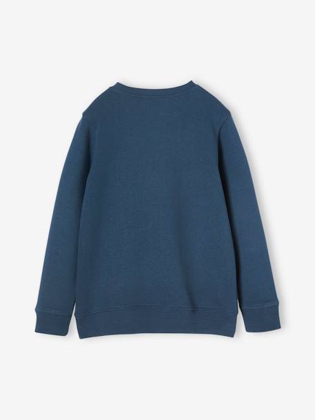 Jungen Sweatshirt BASIC - nachtblau+pekannüsse - 3