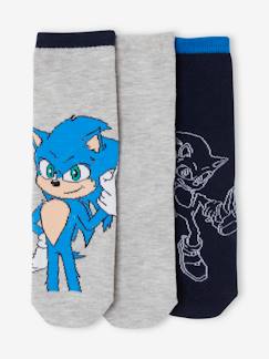 Jungenkleidung-Unterwäsche & Socken-Socken-3er-Pack Kinder Socken SONIC