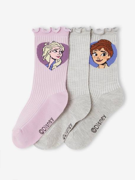 3er-Pack Kinder Socken Disney DIE EISKÖNIGIN pack rosa/grau 1